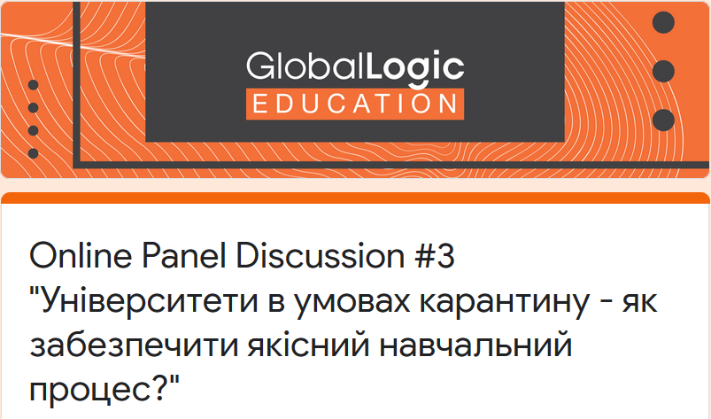 Online Panel Discussion # 3: Quarantined Universities – How to Ensure a Quality Learning Process?