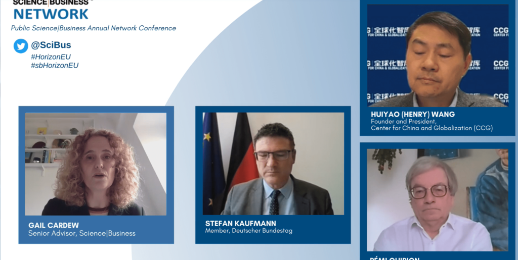 Participation in the annual online business conference “Research and Development in the Recovery Process: What Can Horizon Europe Offer?”