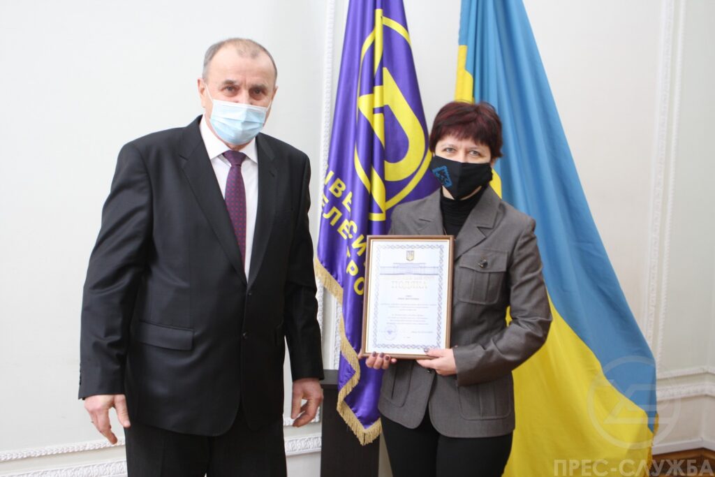 An employee of the MTS Department was awarded the Gratitude of the Ministry of Education and Science of Ukraine