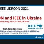 Participation in the IEEE UKRCON-2021 conference