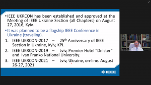 Участь у конференції IEEE UKRCON-2021
