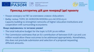 Спiвробiтники кафедри МТС взяли участь у вебінарі "Як розпочати підготовку проєктів на конкурси програми Горизонт Європа"