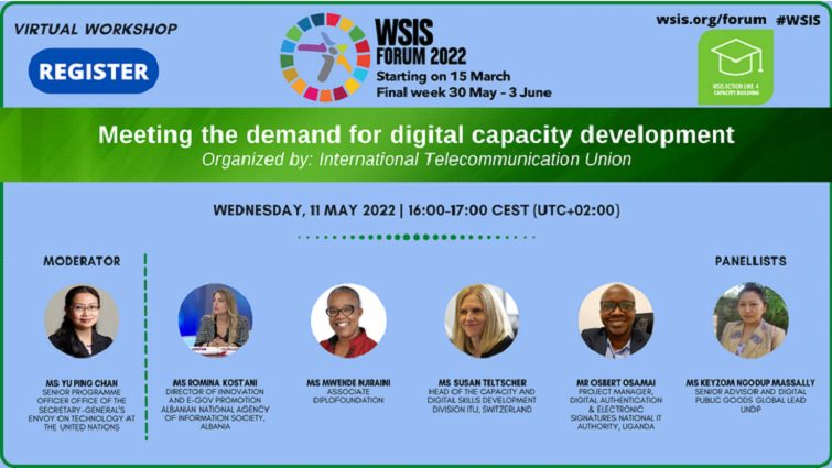 Virtual Session-Meeting the demand for digital capacity development