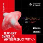 Асистенти кафедри пройшли курс Teachers’ Smart Up: Winter Productivity від Sigma Software