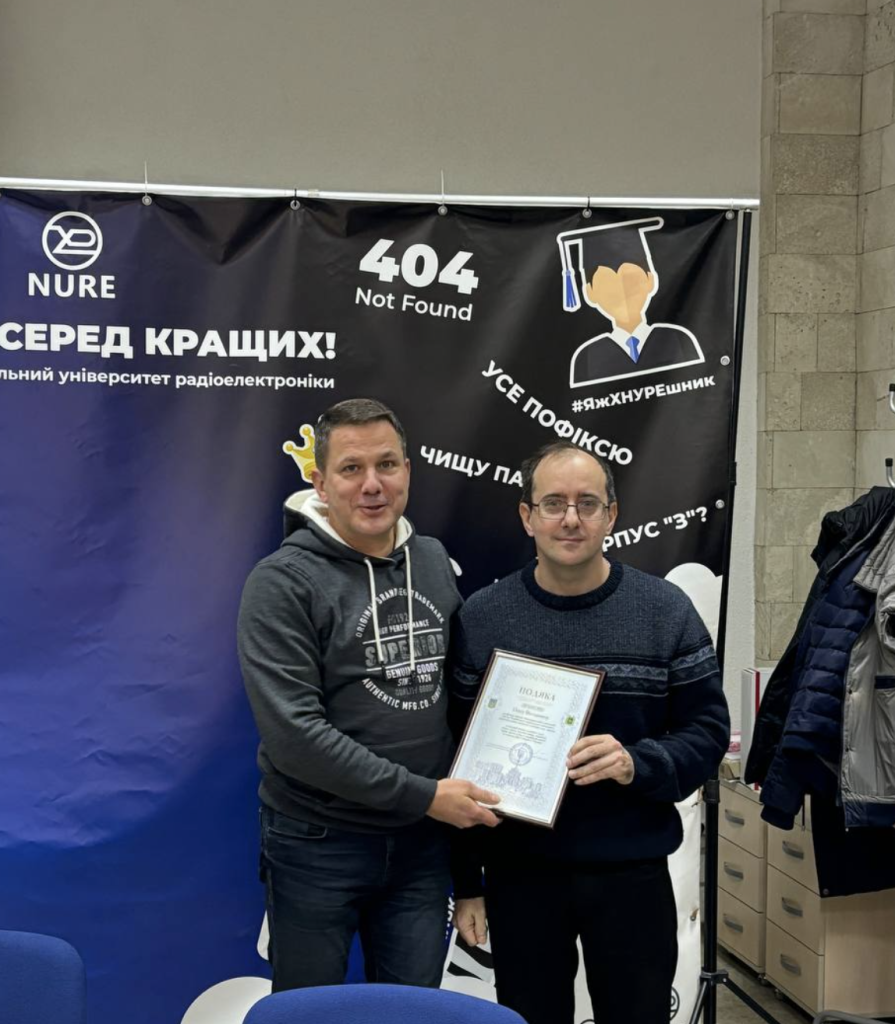 Congratulations to Oleg Viktorovich on receiving the honorary diploma!